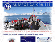 Tablet Screenshot of antarcticacruises.com.ar